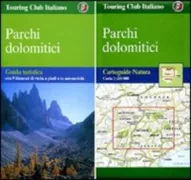 Copertina libro <b>Parchi dolomitici. Guida turistica</b>