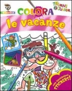Copertina libro <b>Colora le vacanze</b>