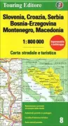 Copertina libro <b>Slovenia, Croazia, Serbia, Bosnia-Erzegovina, Montenegro, Macedonia</b>