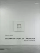Copertina libro <b>Negative capability, paintings</b>