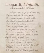 Copertina libro <b>Leopardi, L'infinito e i manoscritti di Visso</b>