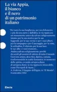 Copertina libro <b>La via Appia, il bianco e il nero di un patrimonio italiano</b>
