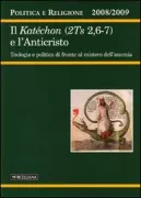 Copertina libro <b>Il Katéchon (2Ts 2,6-7) e l'Anticristo</b>
