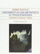 Copertina libro <b>Lineamenti di una metafisica di trascendenza</b>