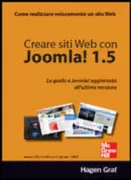 Copertina libro <b>Creare siti WEB con Joomla! 1.5<br></b>(titolo originale o altro titolo: <i>Building websites with Joomla| 1.5</i>)