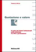 Copertina libro <b>Quotazione e valore</b>