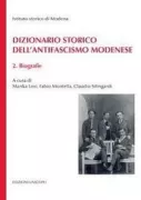 Copertina libro <b>Dizionario storico dell'antifascismo modenese</b>