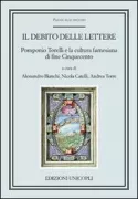 Copertina libro <b>Il debito delle lettere</b>