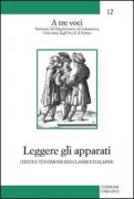 Copertina libro <b>Leggere gli apparati</b>