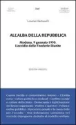 Copertina libro <b>All'alba della Repubblica</b>