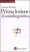 Copertina libro <b>Prima lezione di sociolinguistica</b>