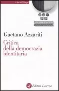 Copertina libro <b>Critica della democrazia identitaria</b>