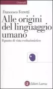 Copertina libro <b>Alle origini del linguaggio umano</b>