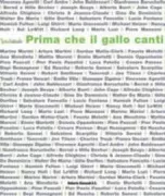 Copertina libro <b>Prima che il gallo canti</b>