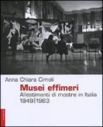 Copertina libro <b>Musei effimeri</b>