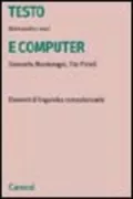 Copertina libro <b>Testo e computer</b>