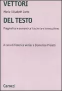Copertina libro <b>Vettori del testo</b>