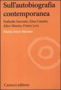 Copertina libro <b>Sull'autobiografia contemporanea</b>