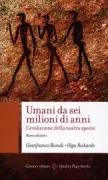 Copertina libro <b>Umani da sei milioni di anni</b>