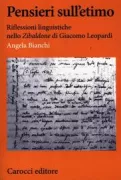 Copertina libro <b>Pensieri sull'etimo</b>
