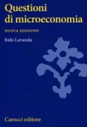 Copertina libro <b>Questioni di microeconomia</b>