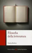 Copertina libro <b>Filosofia della letteratura</b>