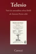 Copertina libro <b>Varii de naturalibus rebus libelli ab Antonio Persio editi</b>