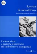 Copertina libro <b>Culture visive e pratiche sinestetiche fra simbolismo e avanguardie</b>