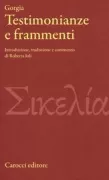 Copertina libro <b>Testimonianze e frammenti</b>