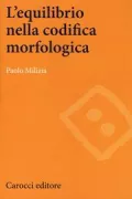 Copertina libro <b>L'equilibrio nella codifica morfologica</b>