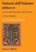 Copertina libro <b>Sintassi dell'italiano antico 2</b>