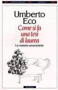 Copertina libro <b>Come si fa una tesi di laurea</b>