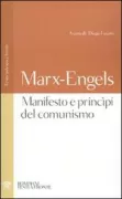 Copertina libro <b>Manifesto e princìpi del comunismo<br></b>(titolo originale o altro titolo: <i>Manifest der Kommunistischen Partei</i>)