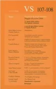 Copertina libro VERSUS 107108