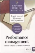 Copertina libro <b>Performance management</b>