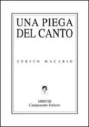 Copertina libro <b>Una piega del canto</b>