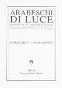 Copertina libro <b>Arabeschi di luce</b>