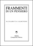 Copertina libro <b>Frammenti di un pensiero</b>
