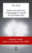 Copertina libro <b>Nella notte più buia il linguaggio ci chiede di cosa siamo fatti<br></b>(titolo originale o altro titolo: <i>Banquet speech</i>)