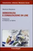 Copertina libro <b>Democrazia e consultazione on line</b>
