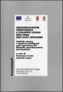 Copertina libro <b>Organizzazione territoriale e sviluppo locale nell'area dell'alto tavoliere: capitale umano e territori intelligenti nell'esperienza del distretto agroalimentare del Tavoliere</b>