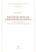 Copertina libro <b>Percezione musicale e riflessione filosofica</b>