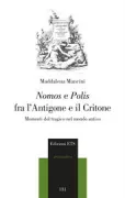 Copertina libro <b>Nomos e polis fra l'Antigone e il Critone</b>