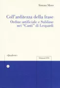 Copertina libro <b>Coll'arditezza della frase</b>