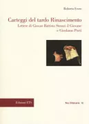 Copertina libro <b>Carteggi del tardo Rinascimento</b>