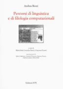 Copertina libro <b>Percorsi di linguistica e di filologia computazionali</b>