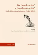 Copertina libro <b>Dal mondo scritto al mondo non scritto</b>