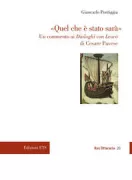 Copertina libro <b>Quel che è stato sarà</b>