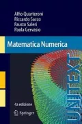 Copertina libro <b>Matematica numerica</b>