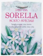 Copertina libro SACCHETTI PER UNA SORELLA MOLTO SPECIAL